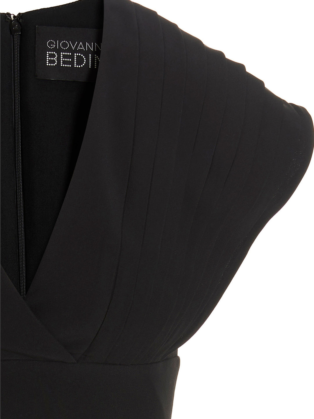 Pleated detail minidress