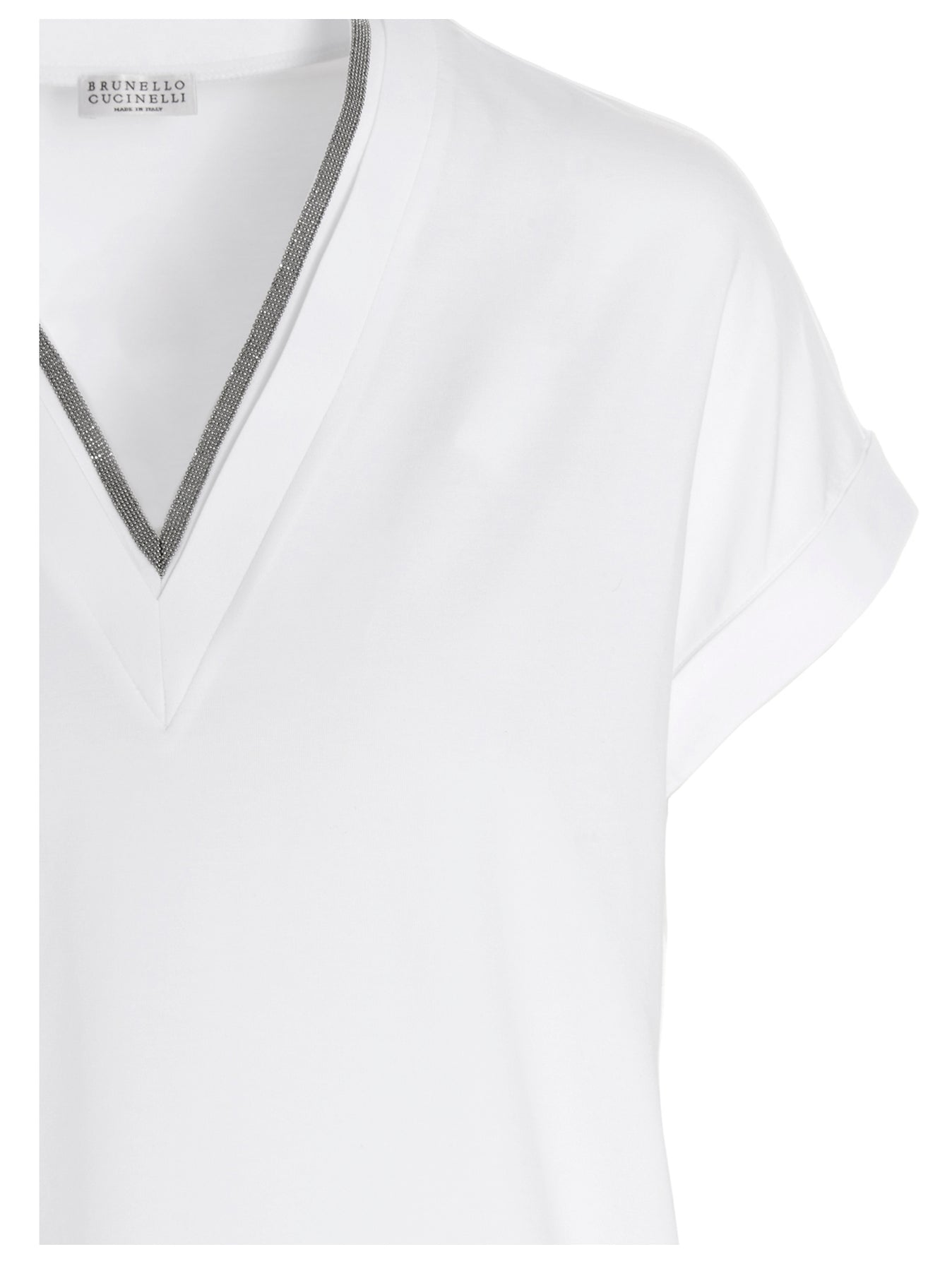 Shop Brunello Cucinelli Monile T-shirt In White