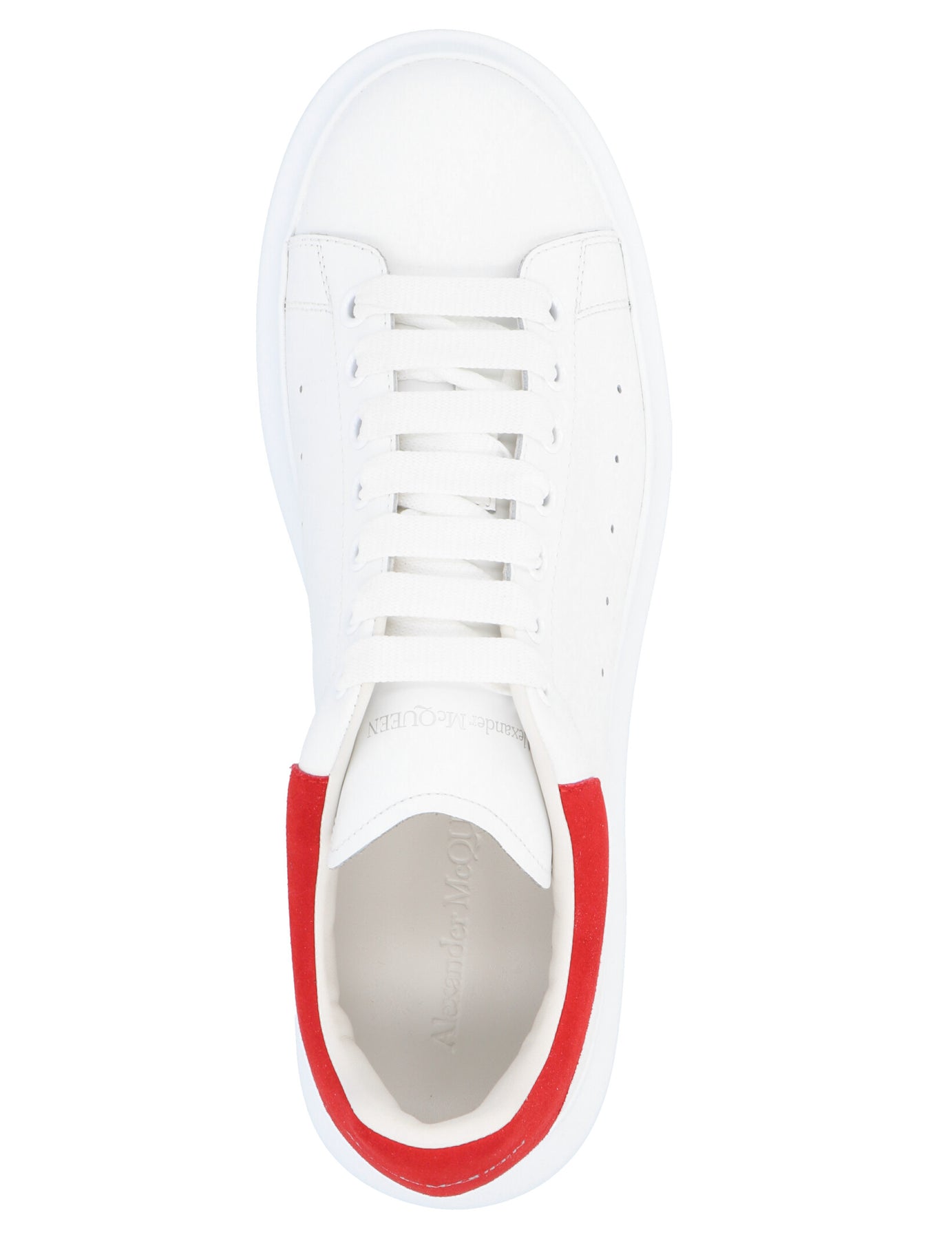 Shop Alexander Mcqueen Oversize Sole Sneakers In Red