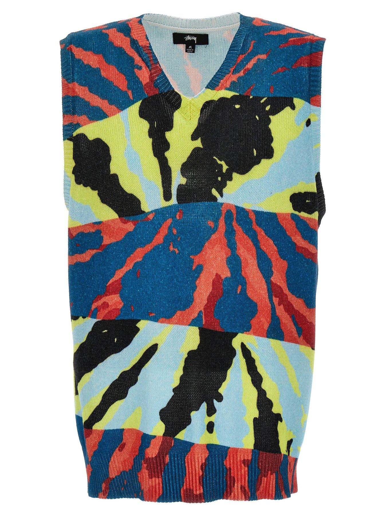 Shop Stussy Printed Vest Gilet Multicolor