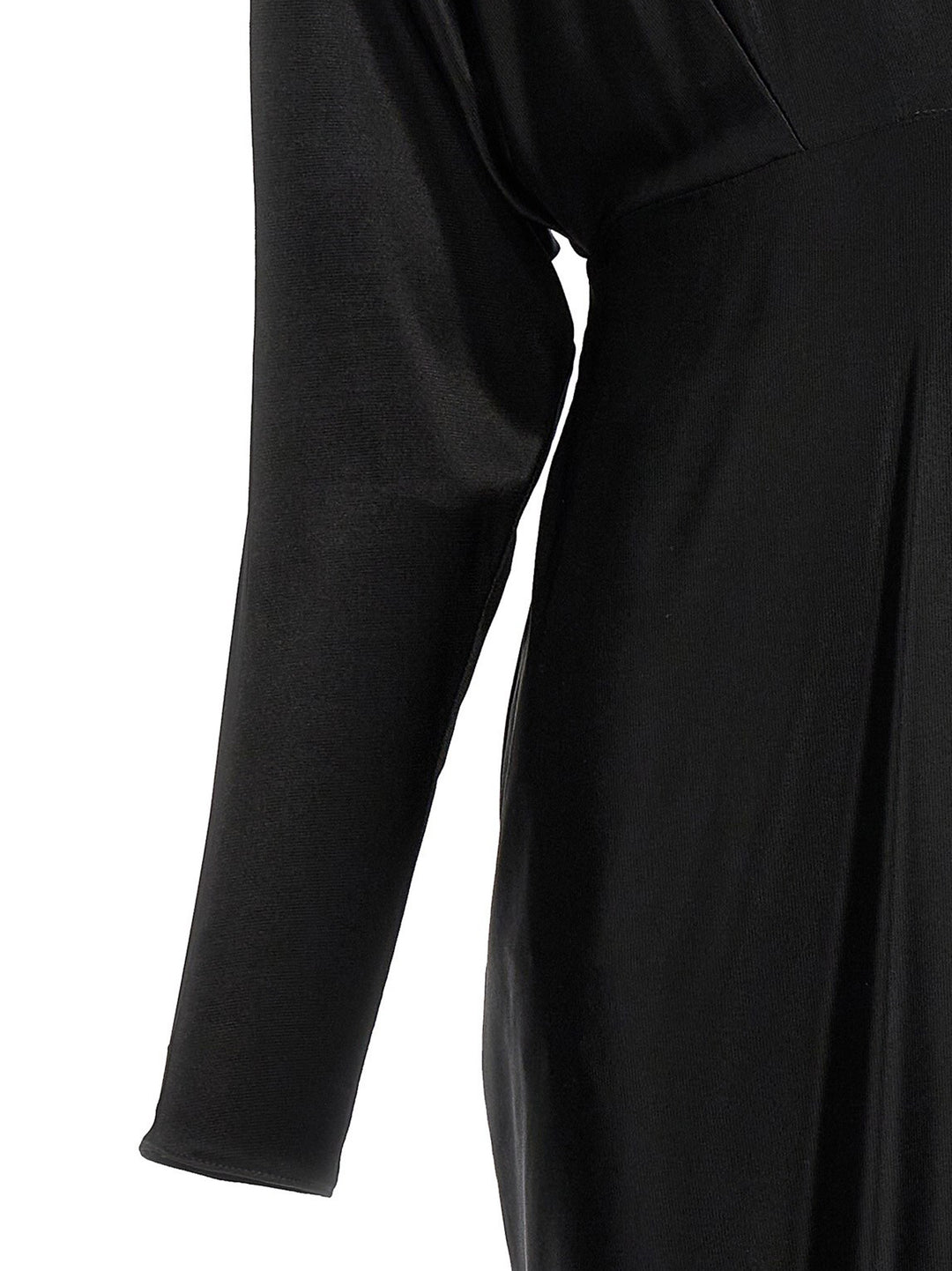 Alexandre Vauthier V-Neck Jersey Dress Dresses - Black | b522273aba46b9883d5f2c19a160fc4757975126