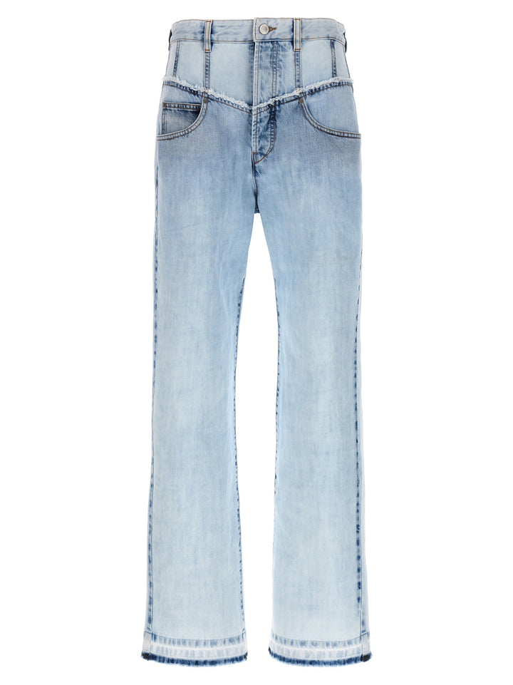 Isabel Marant Noemie Jeans - Light Blue | 3385cf175a5b9779169771ecff2498100b9f03b9
