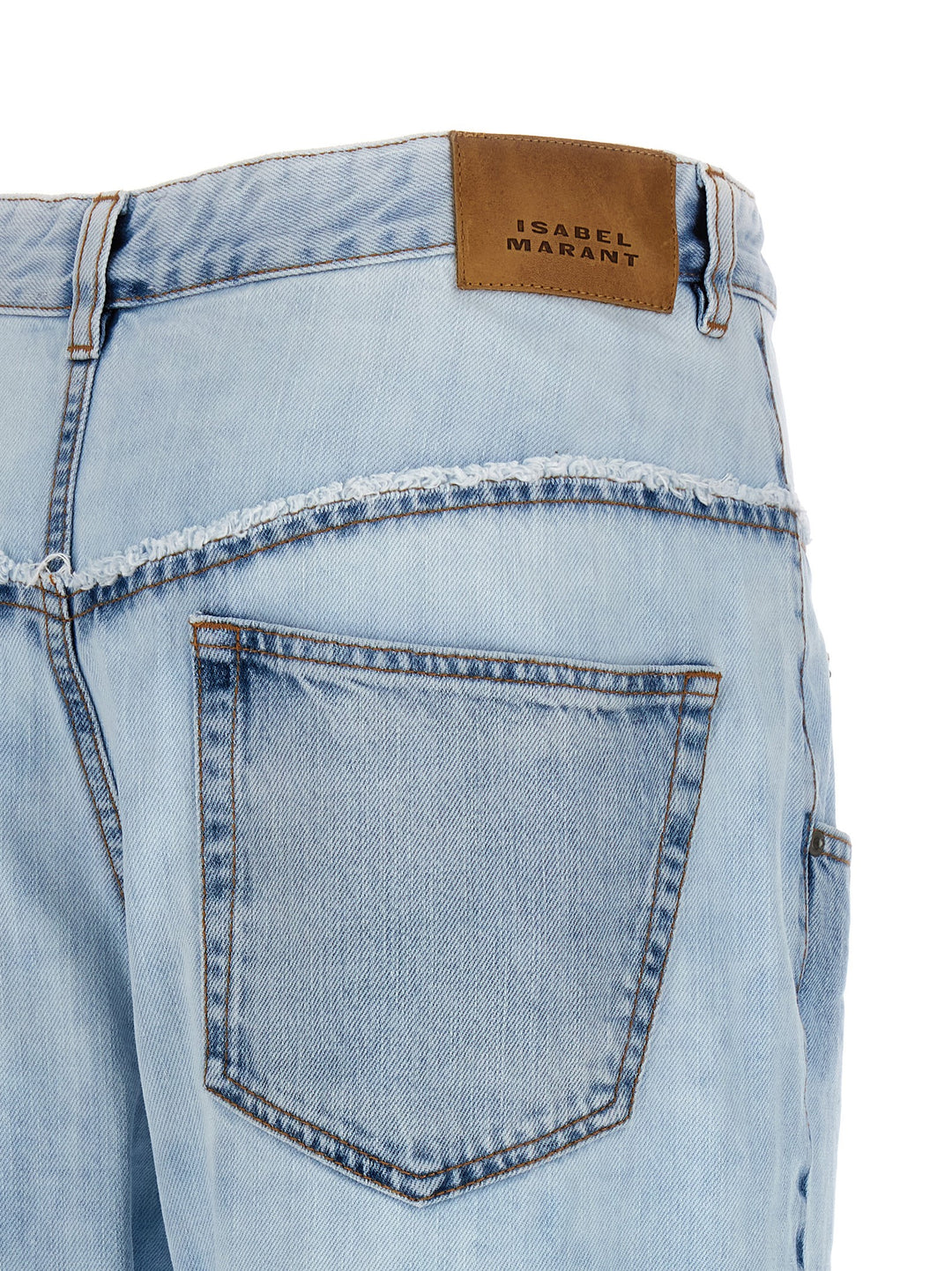 Isabel Marant Noemie Jeans - Light Blue | 7bb980493789513a36488ccaf98ce68ea582c58c
