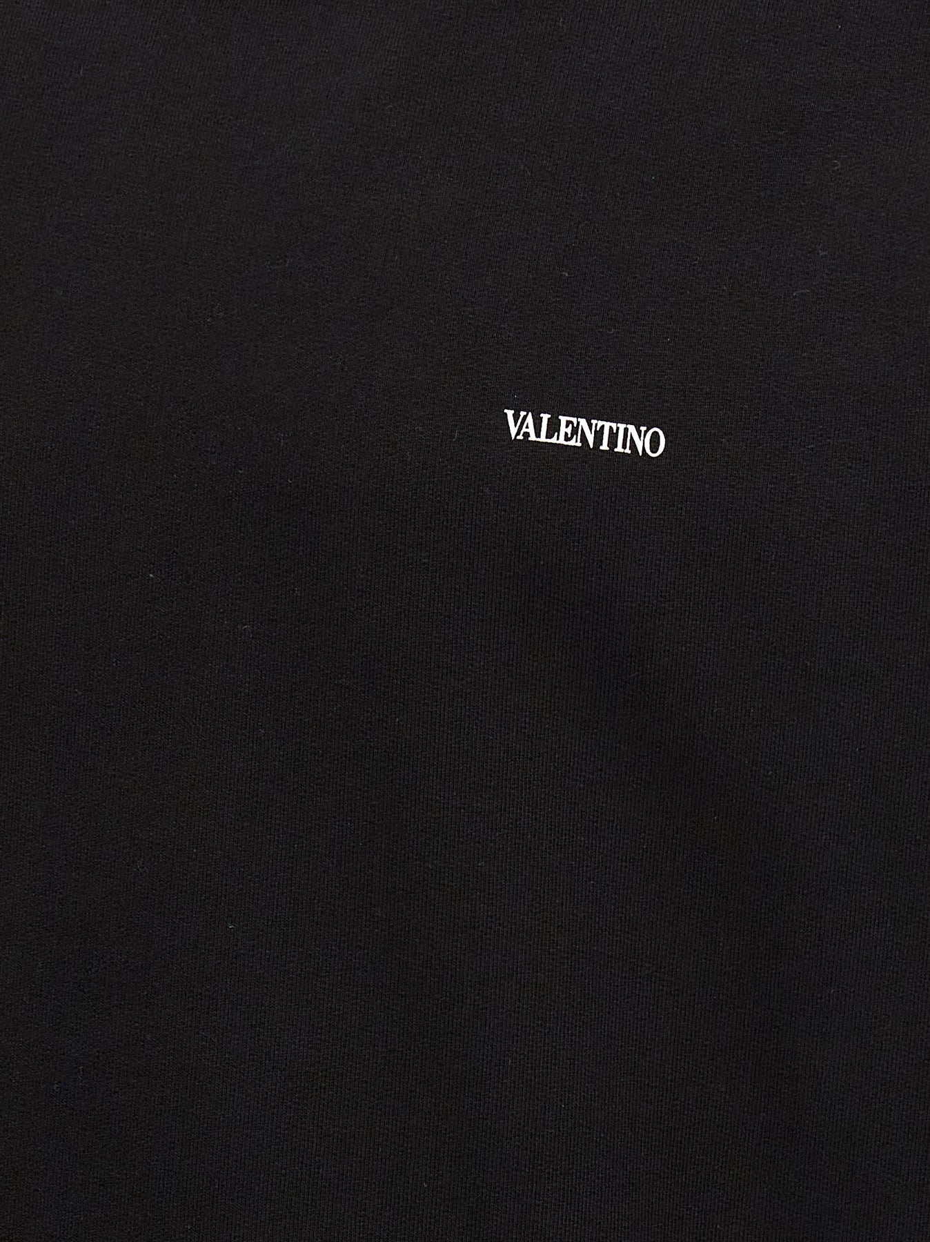Shop Valentino Logo Print Sweatshirt