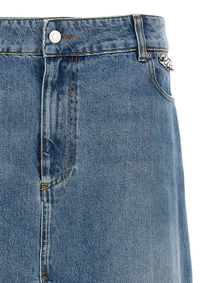 Stella Mccartney Falabella Skirts - Light Blue | d7c6e0a46ae78d97dd52e6b6d609bfc0a96fd695