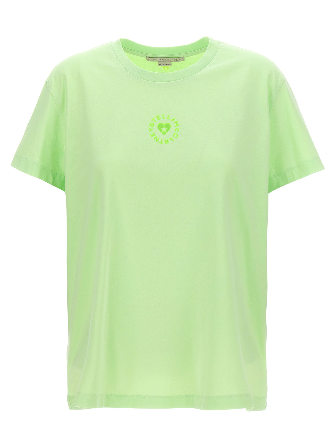 Stella Mccartney Iconic Mini Heart T-shirt - Green | aa310f4f3b0309f56b0c947e7ca4f4ac779ebdbe