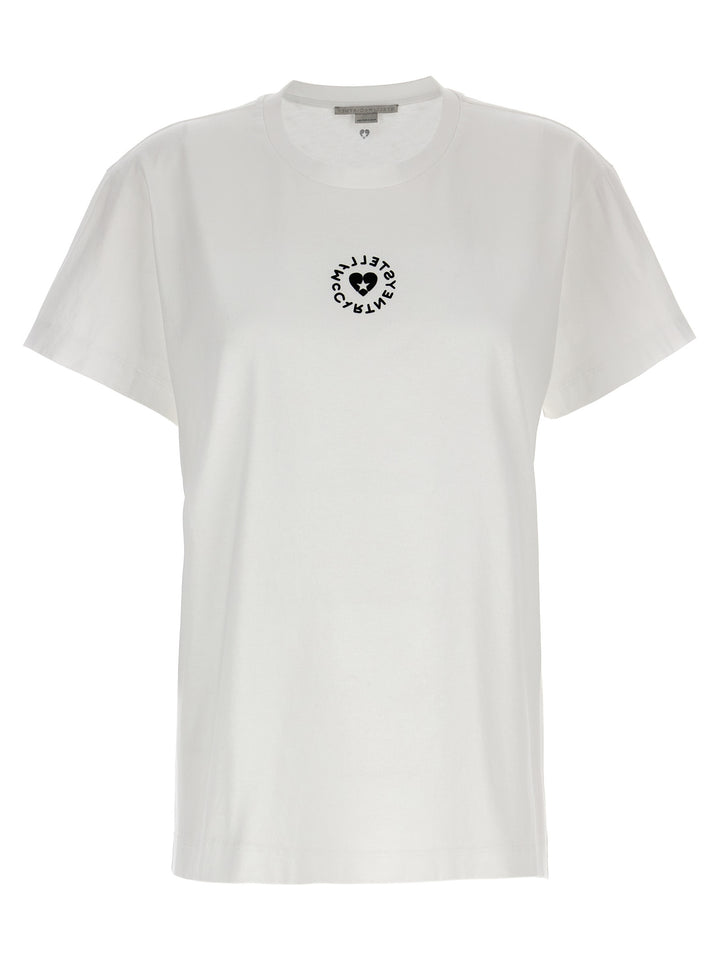Stella Mccartney Iconic Mini Heart T-shirt - White | 073d2775d4f5e81684ac2b7ef19cf3182f78aa2c