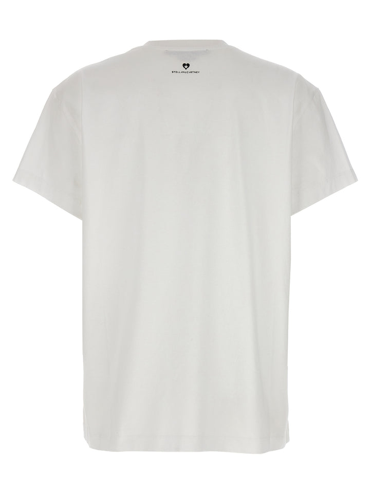 Stella Mccartney Iconic Mini Heart T-shirt - White | 00fee371c79202c13287a821e218465bf8005eca