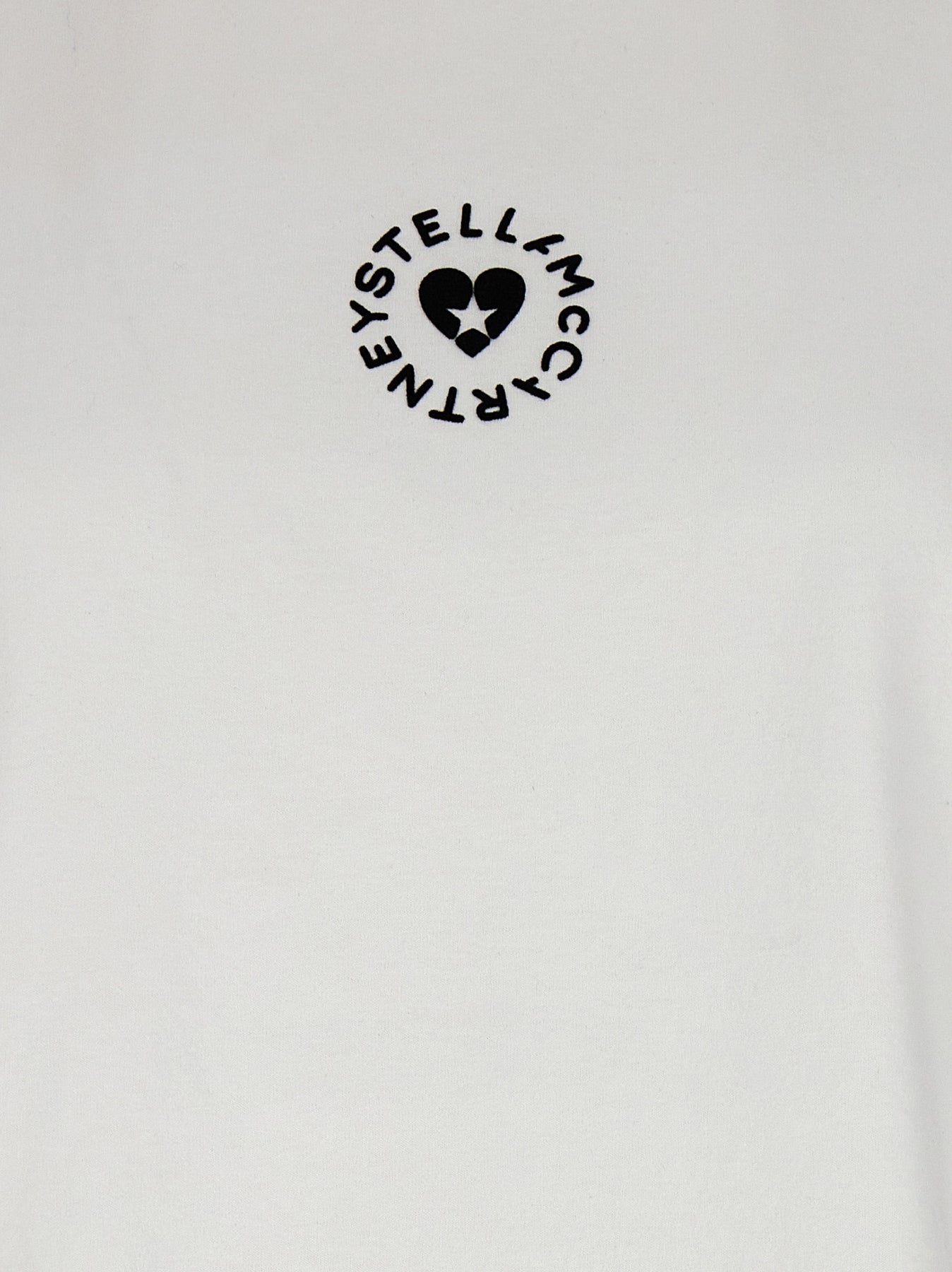 Shop Stella Mccartney Iconic Mini Heart T-shirt White