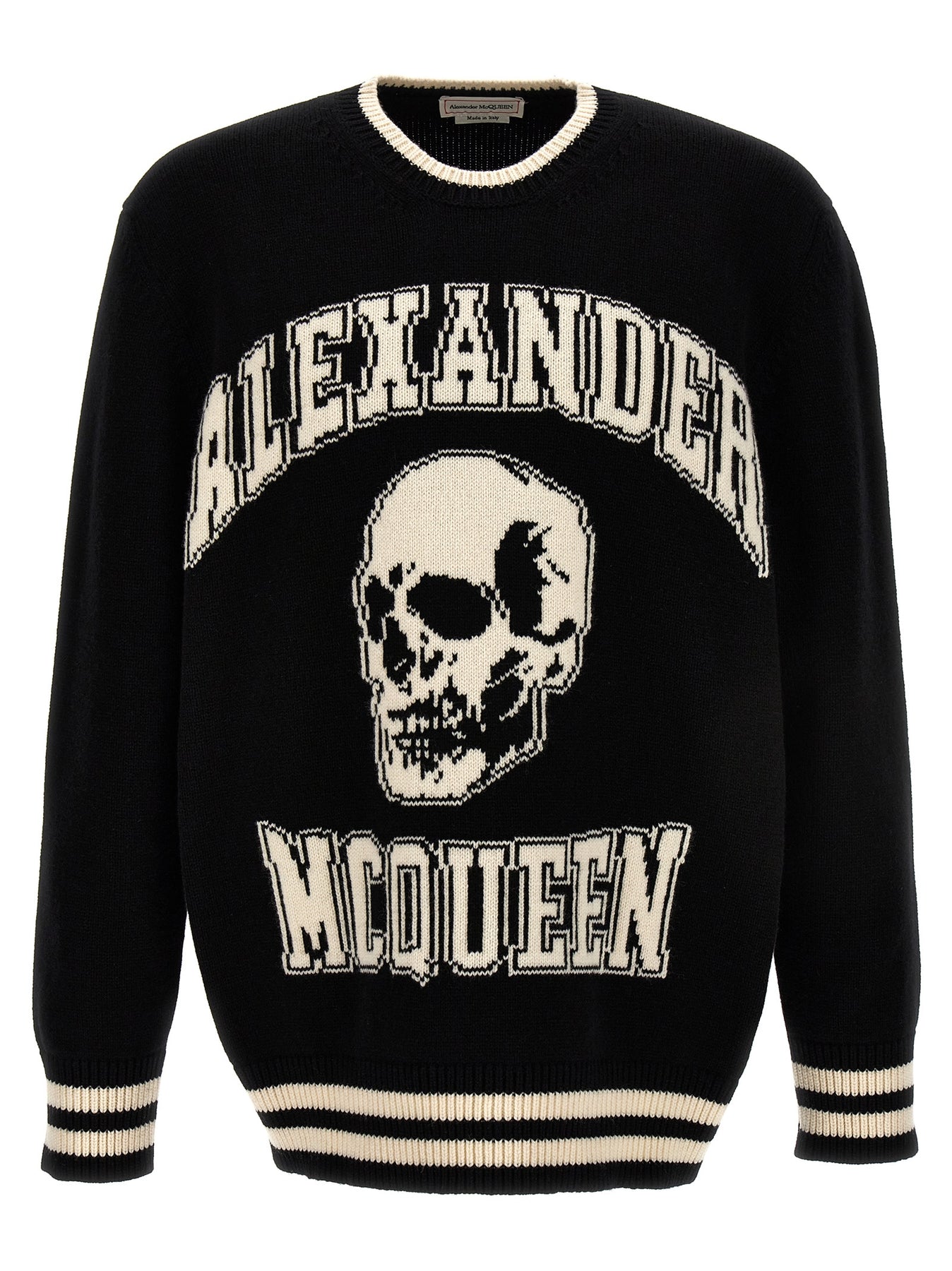Shop Alexander Mcqueen Logo Sweater Sweater, Cardigans