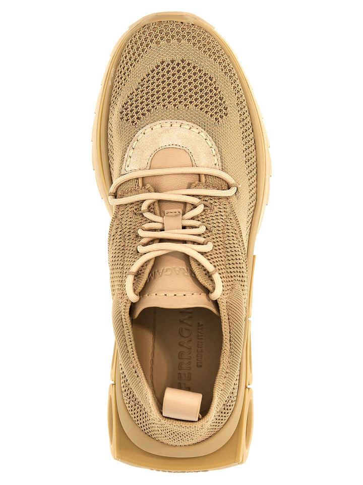 Ferragamo Nima Sneakers - Beige | 755d4f35aecc52fce187cf6d14e96be174ca2d01