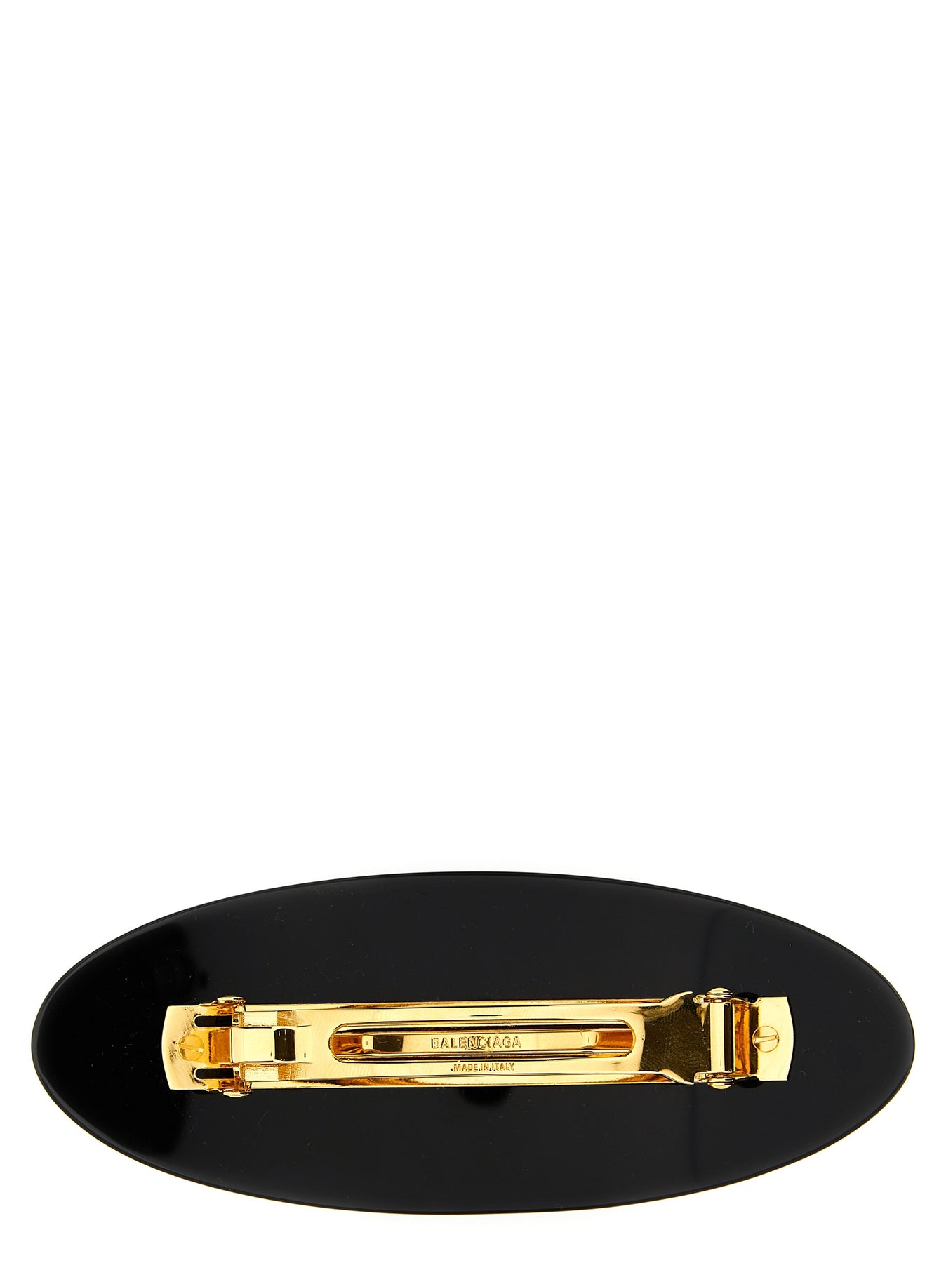 Balenciaga Logo Hair Clip Hair Accessories - Black | 86810563e26cabf40f23d5a4bc1abd439ab1efde