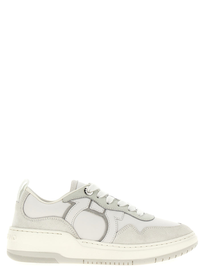 Ferragamo Dania Sneakers - White | 71318aa28efed1b280ee5a972cd320003e3d6b01