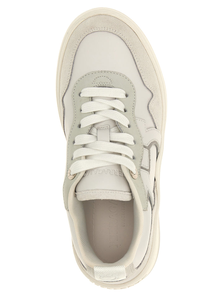 Ferragamo Dania Sneakers - White | f50260c8caab2e94dfacbcded157607900093ce5