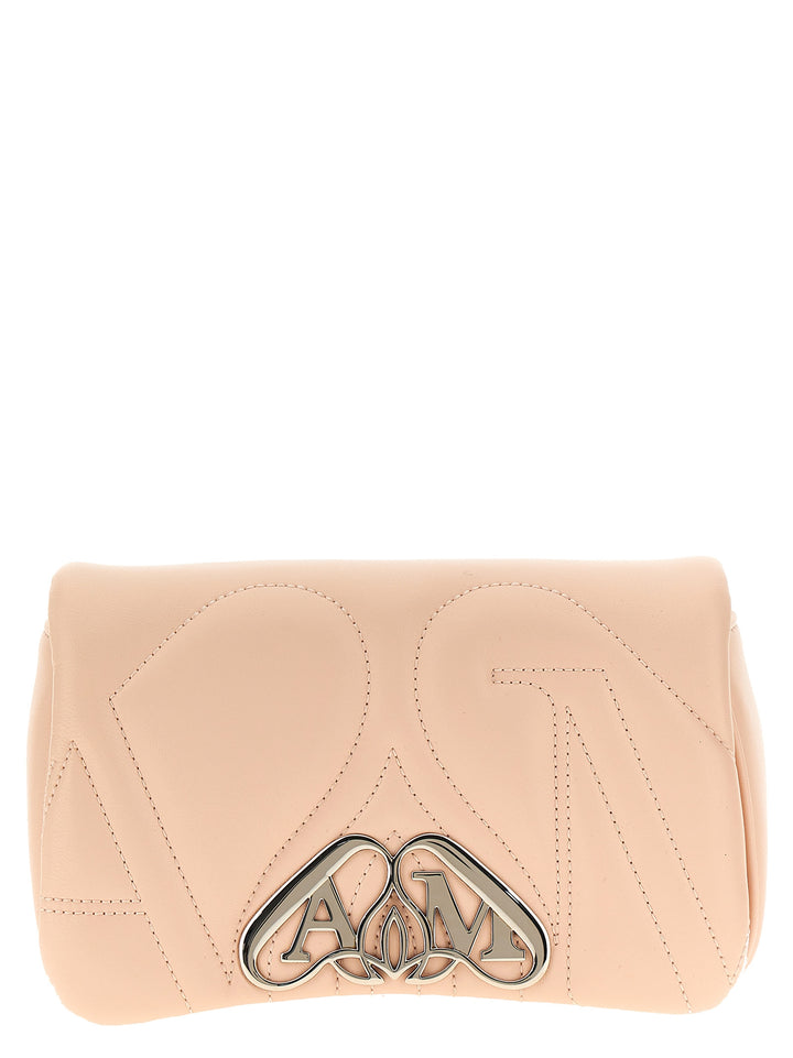 Mcqueen The Mini Seal Crossbody Bags - Beige | 4ba67149fb89df5a7b0805e5542c589881851e75