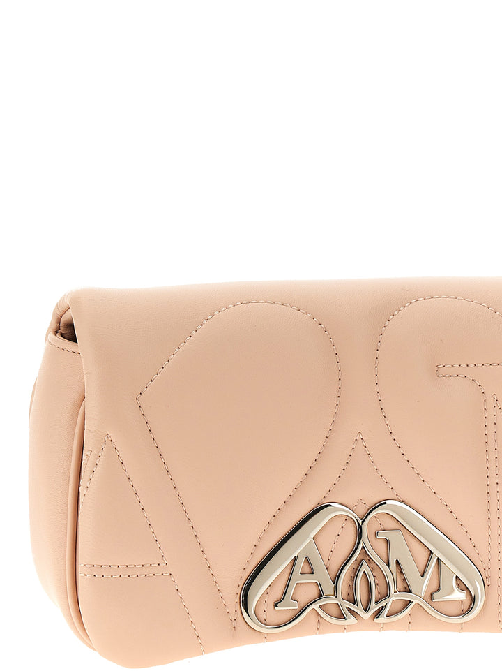 Mcqueen The Mini Seal Crossbody Bags - Beige | 36b32051fa3fb0aafb74a64d16b9dea08cdcfd5e