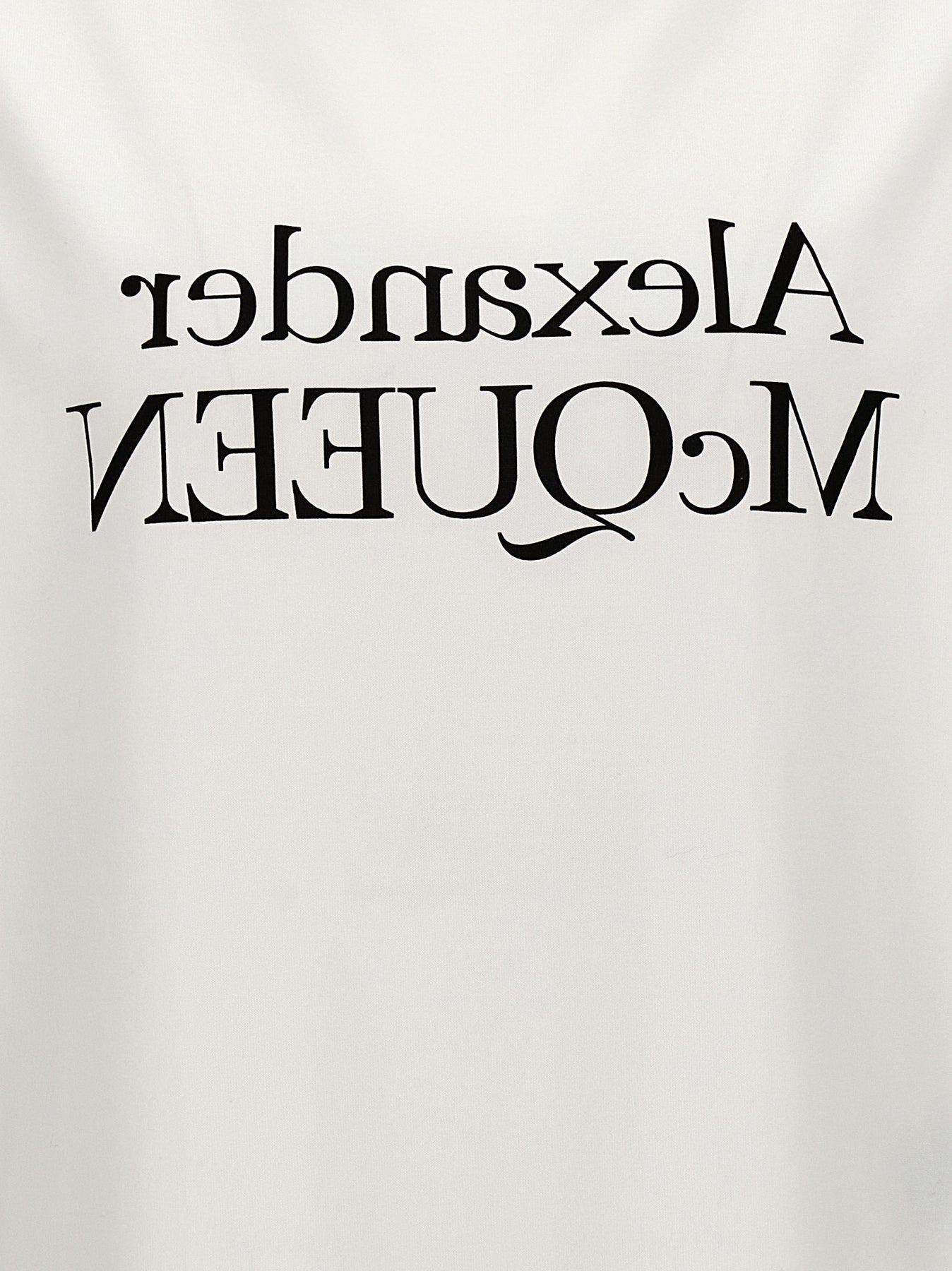 Shop Alexander Mcqueen Logo Print T-shirt White/black