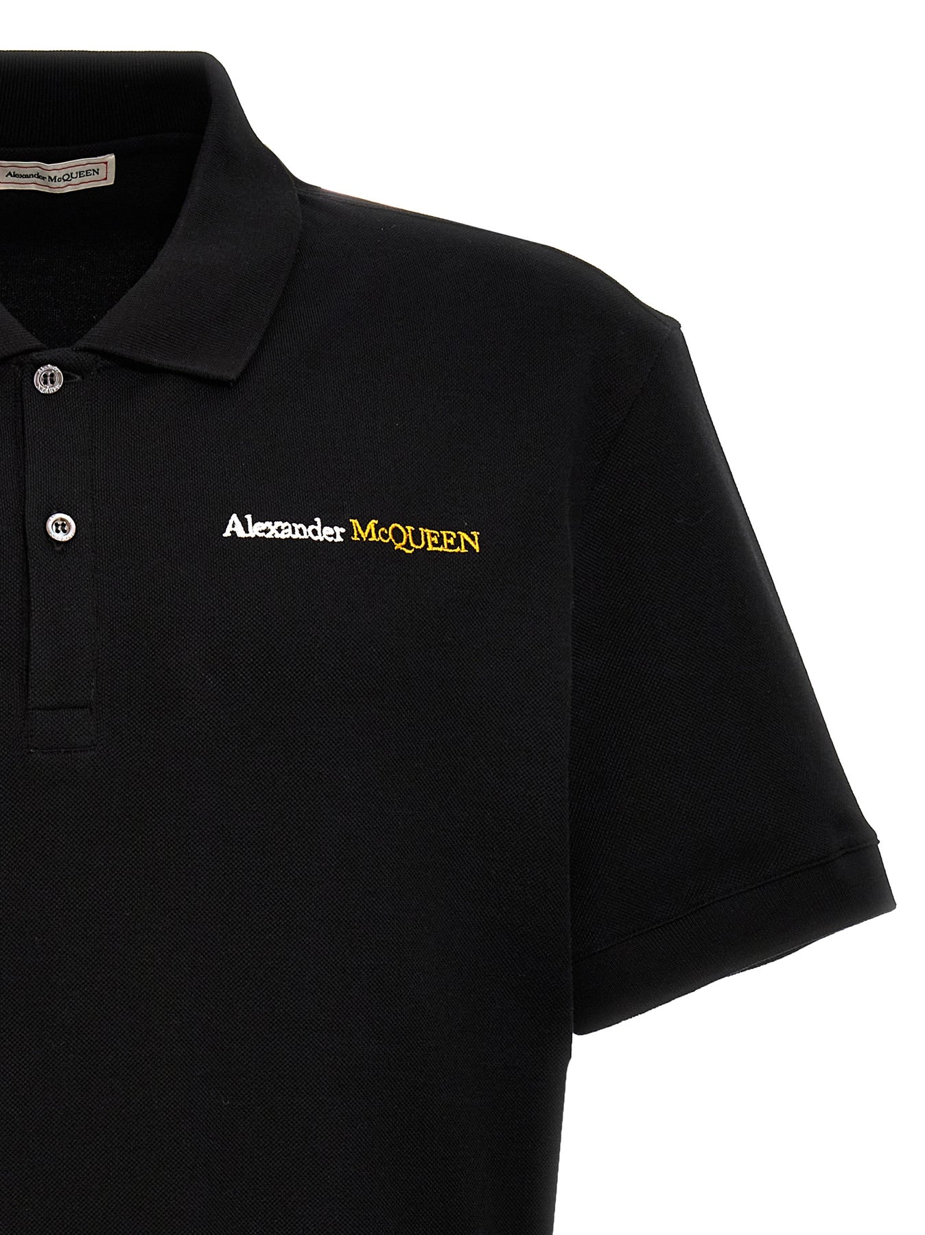 Shop Alexander Mcqueen Logo Shirt Polo