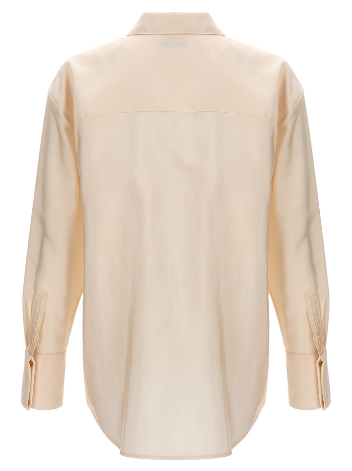 Saint Laurent Faille Shirt Shirt and Blouse - Beige | e0ed9c9a315cd653b8cf73e0aba0be47dc40db70