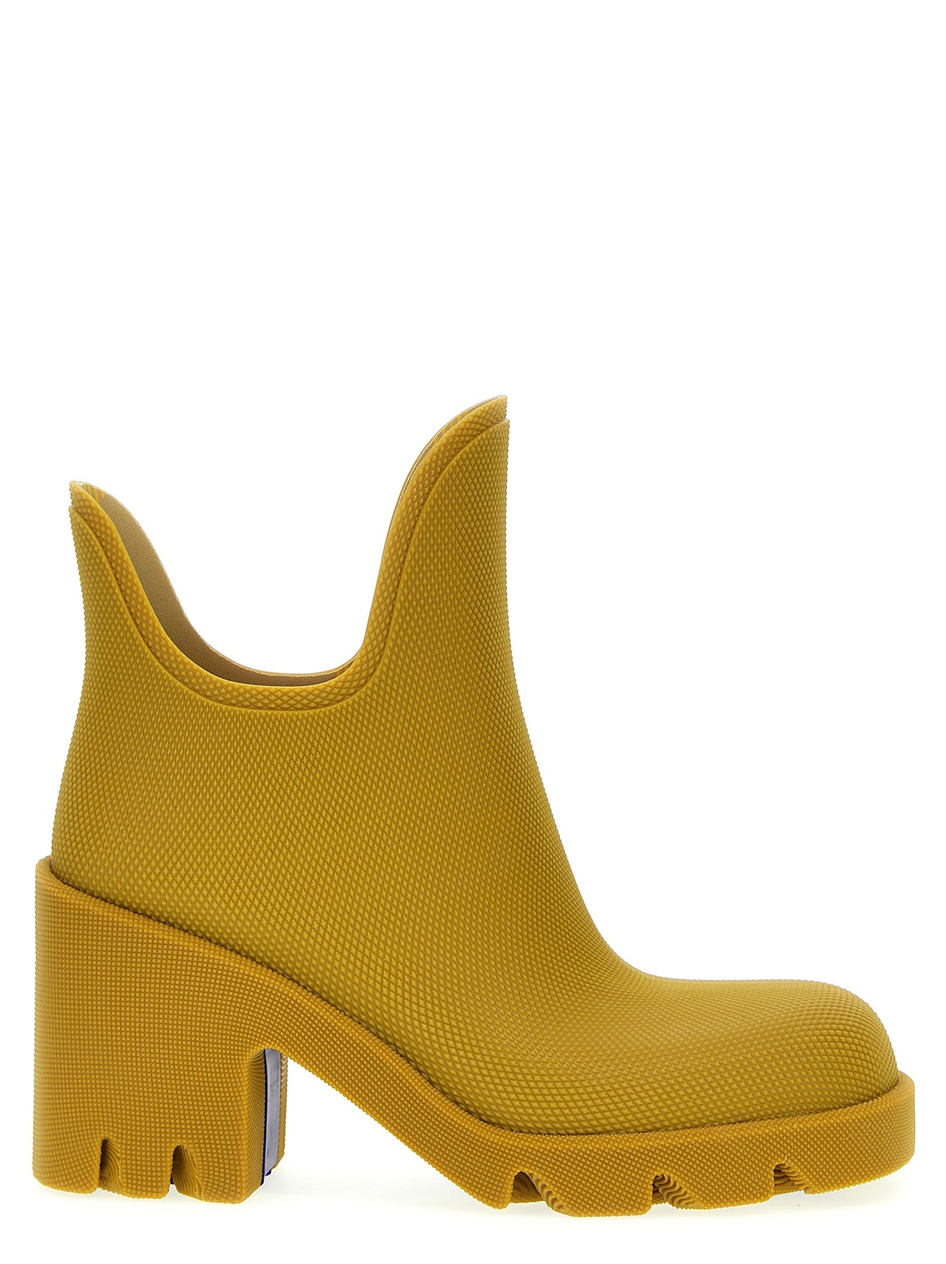 Shop Burberry Marsh Boots, Ankle Boots In Yellow
