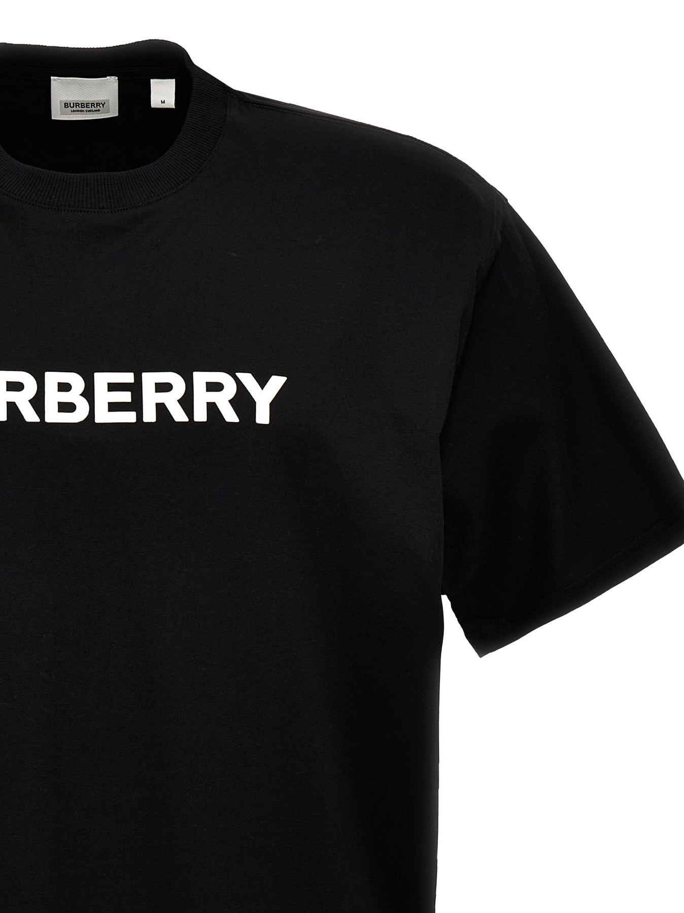 Shop Burberry Harriston T-shirt White/black