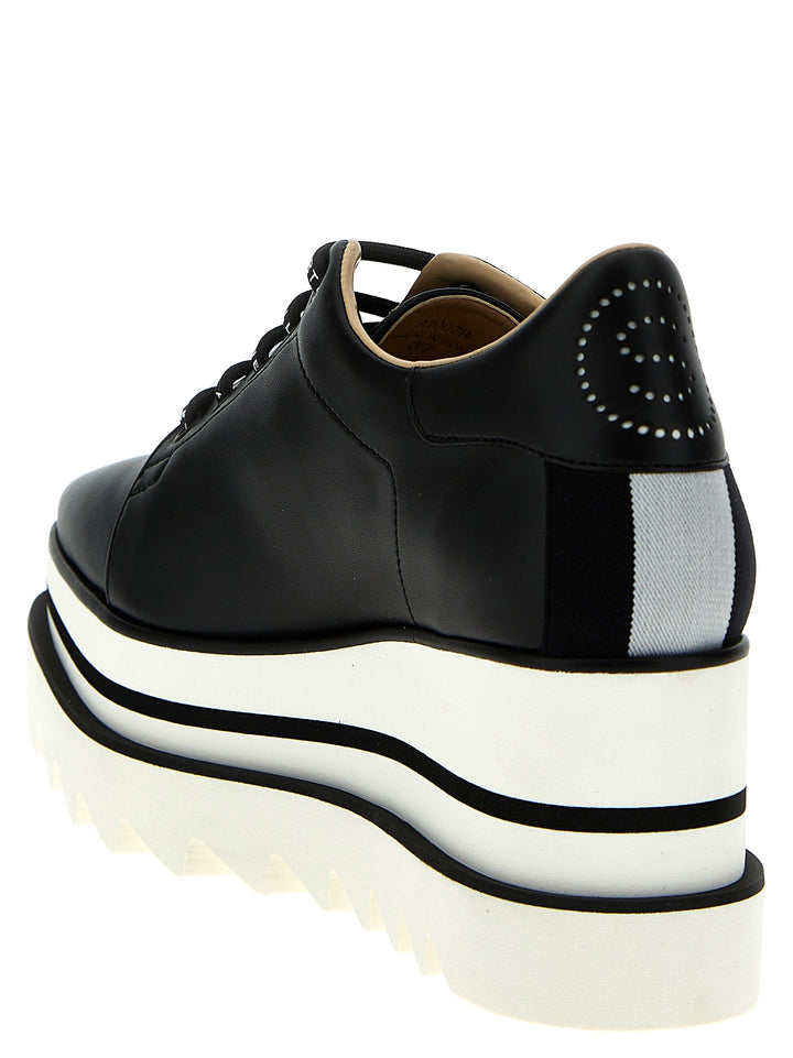 Stella Mccartney Sneak-Elyse Wedges - White/Black | c877035bafa0bf98511bea89198b576a0c57a72d