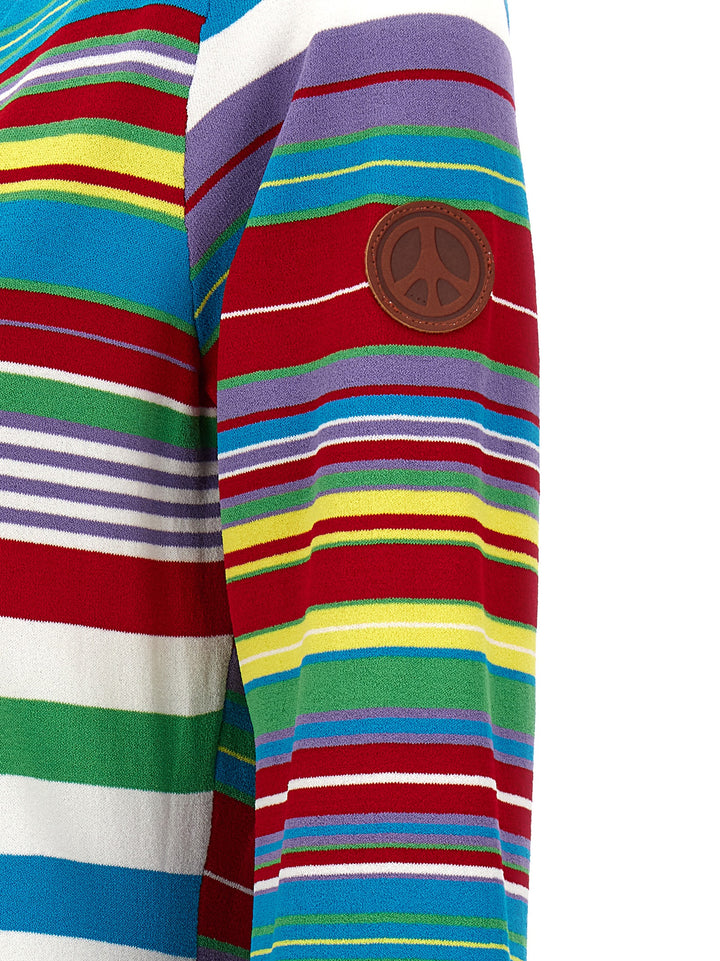 Mo5ch1no Jeans Striped Cardigan Sweaters and Cardigans - Multicolor | 643e0c32248f012f7d4ba7e339b398babccefe61