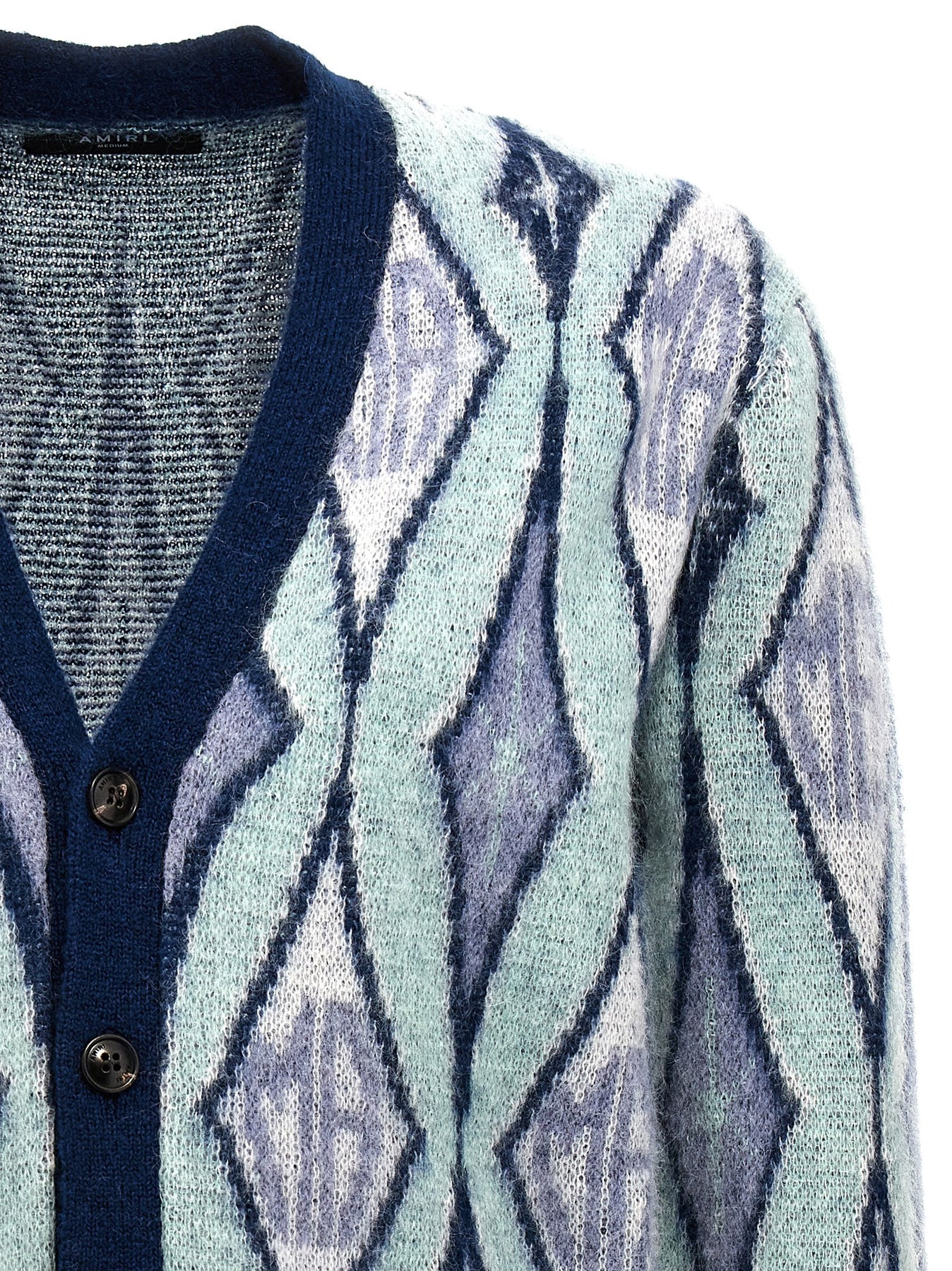 Shop Amiri Argyle Sweater, Cardigans