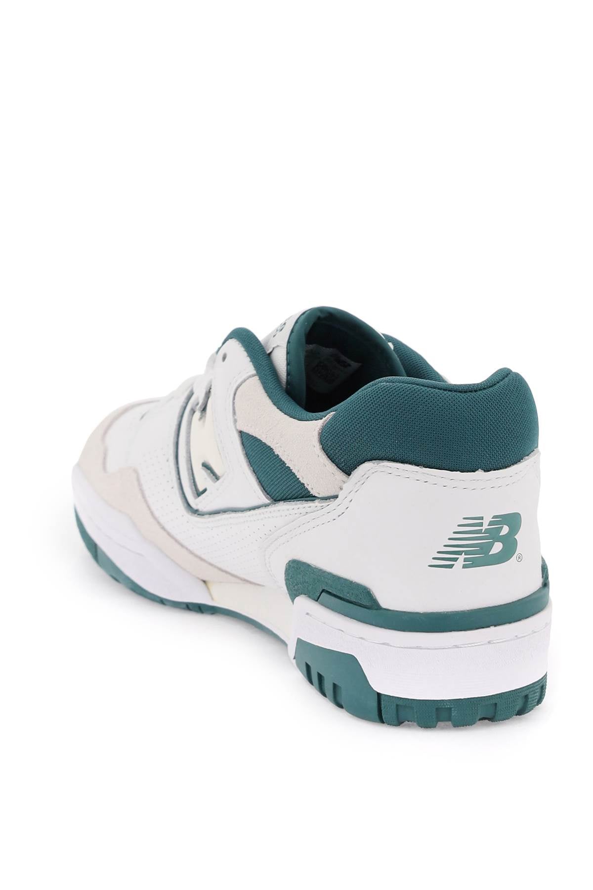 Shop New Balance 550 Sneakers In White, Green