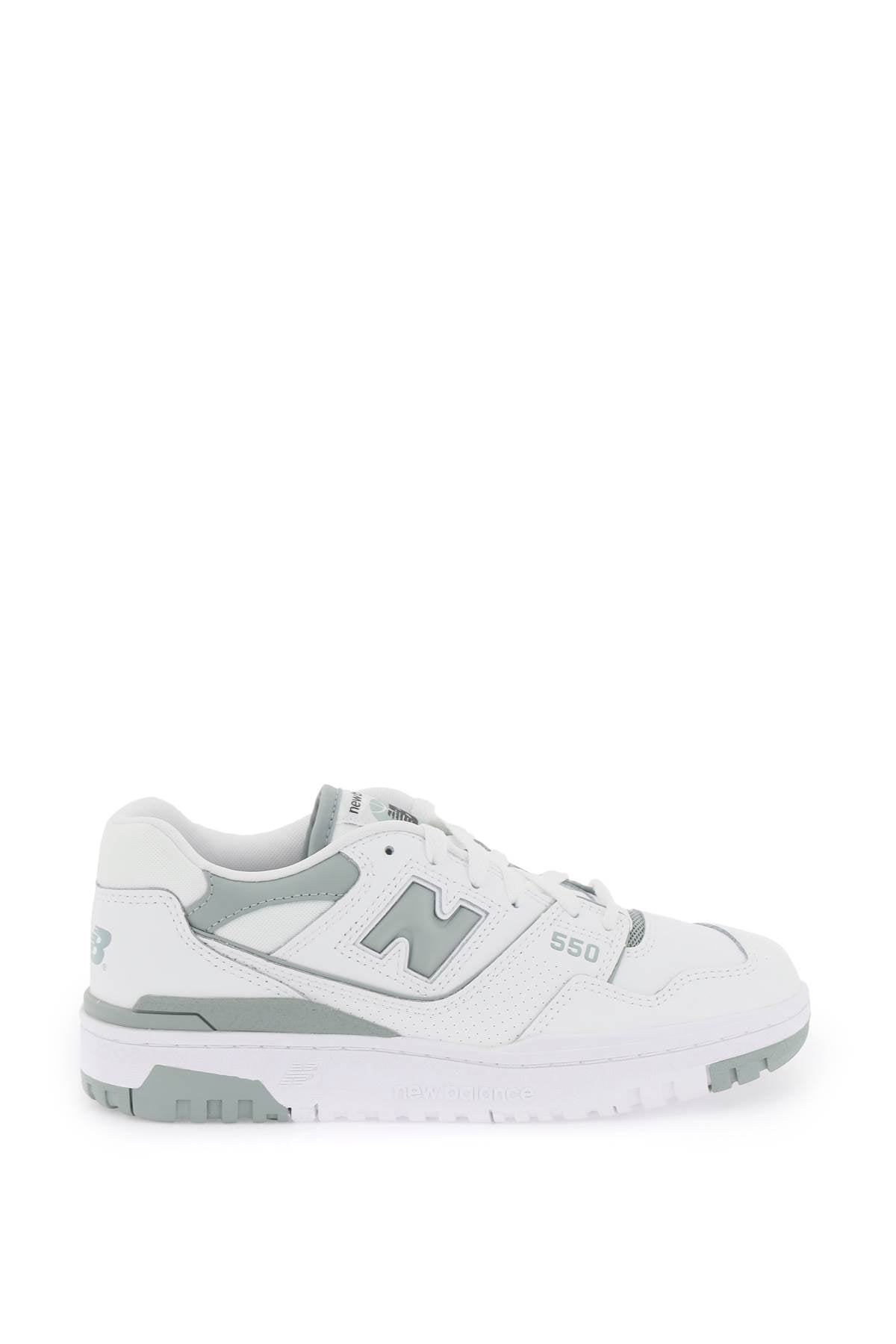 Shop New Balance 550 Sneakers In White, Green
