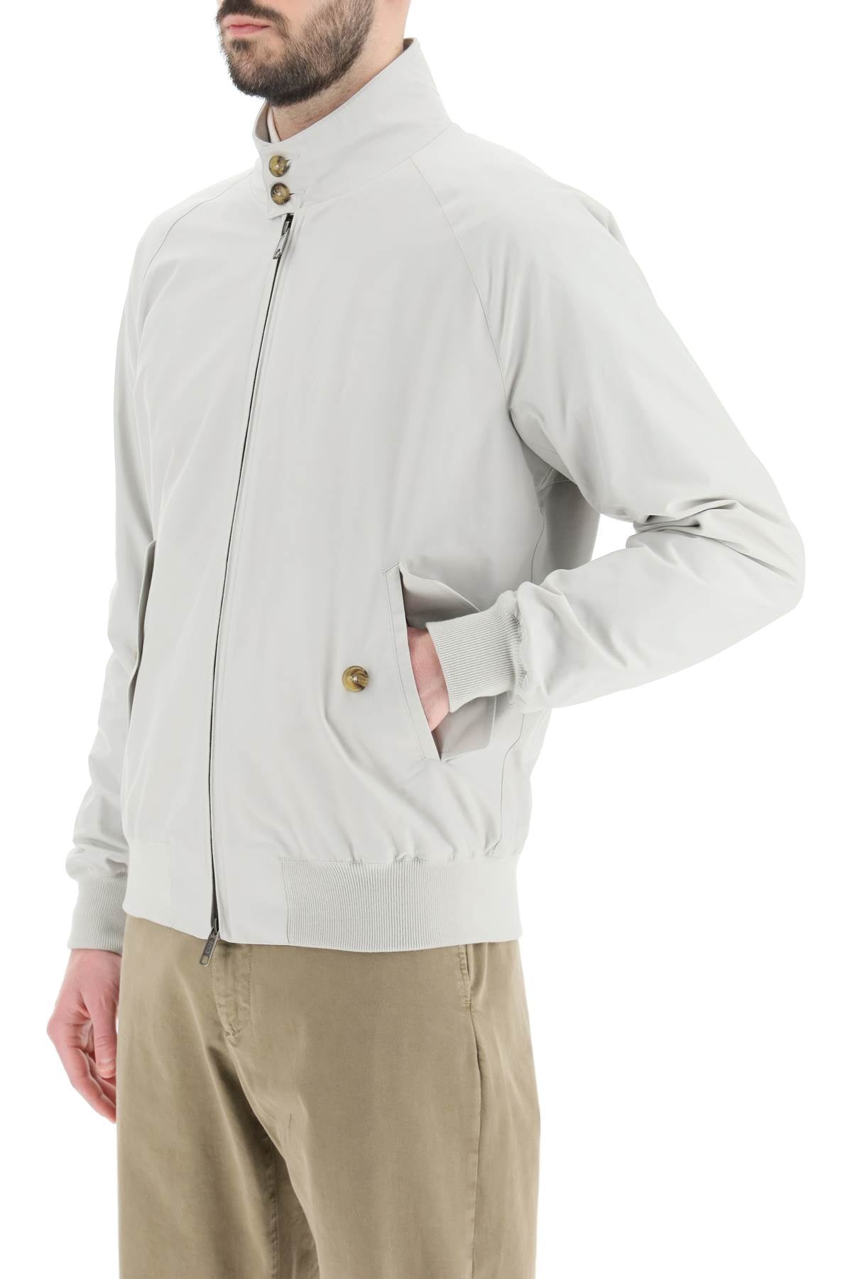 Shop Baracuta G9 Harrington Jacket In Grey