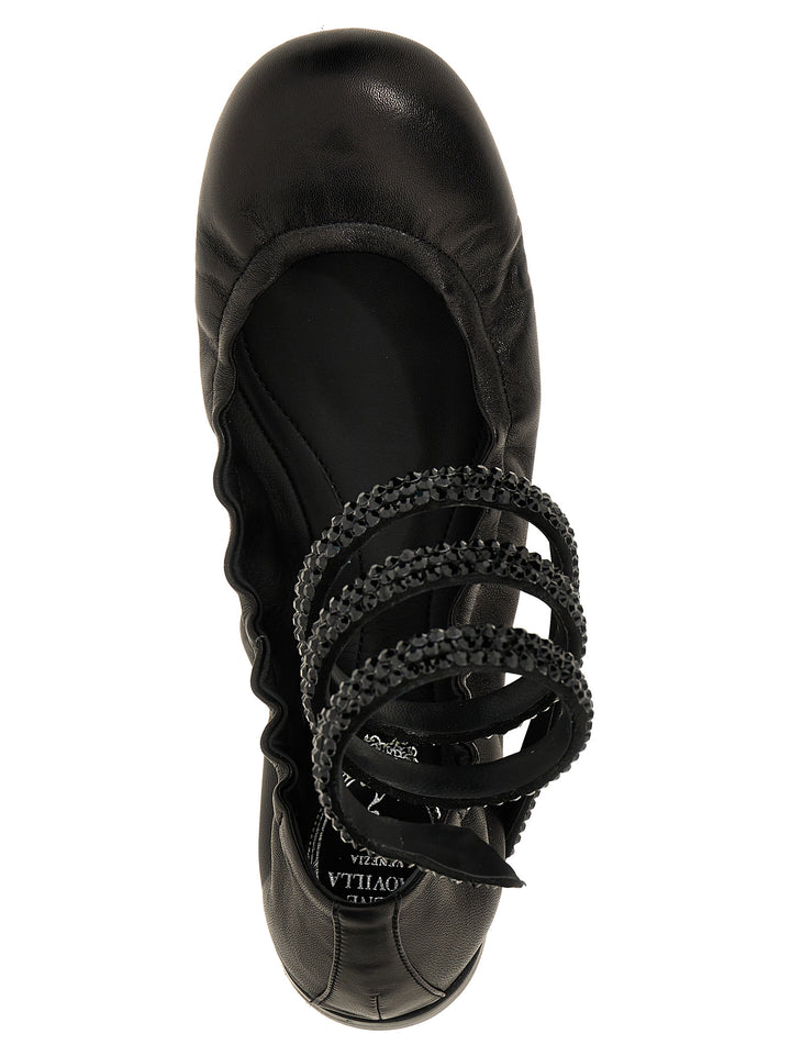 René Caovilla Cleo Flat shoes - Black | 5c99da5dfbe95315bc692cb971b8e2529ad5cdb1