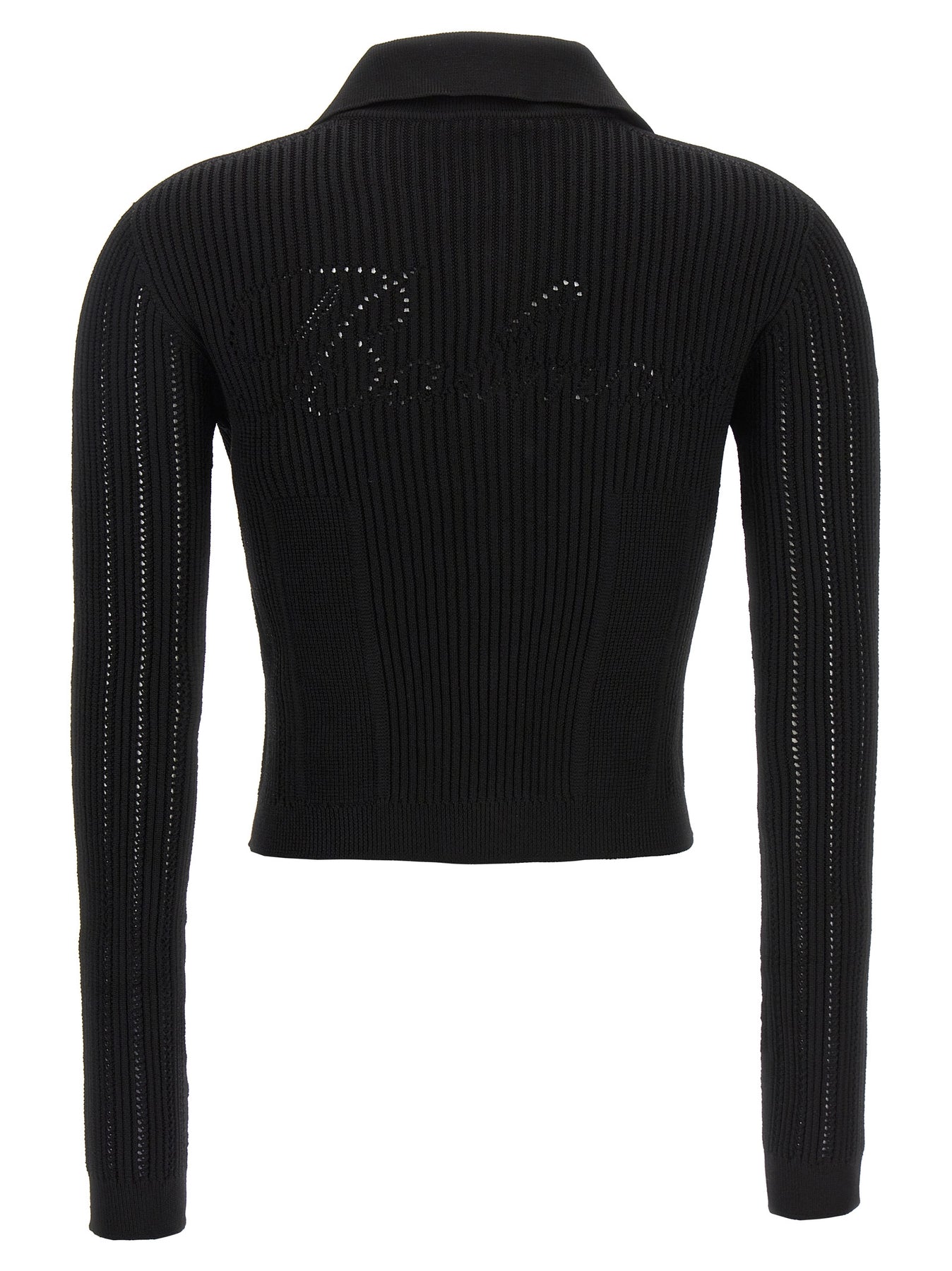 Shop Balmain Logo Buttons Cardigan Sweater, Cardigans In Black