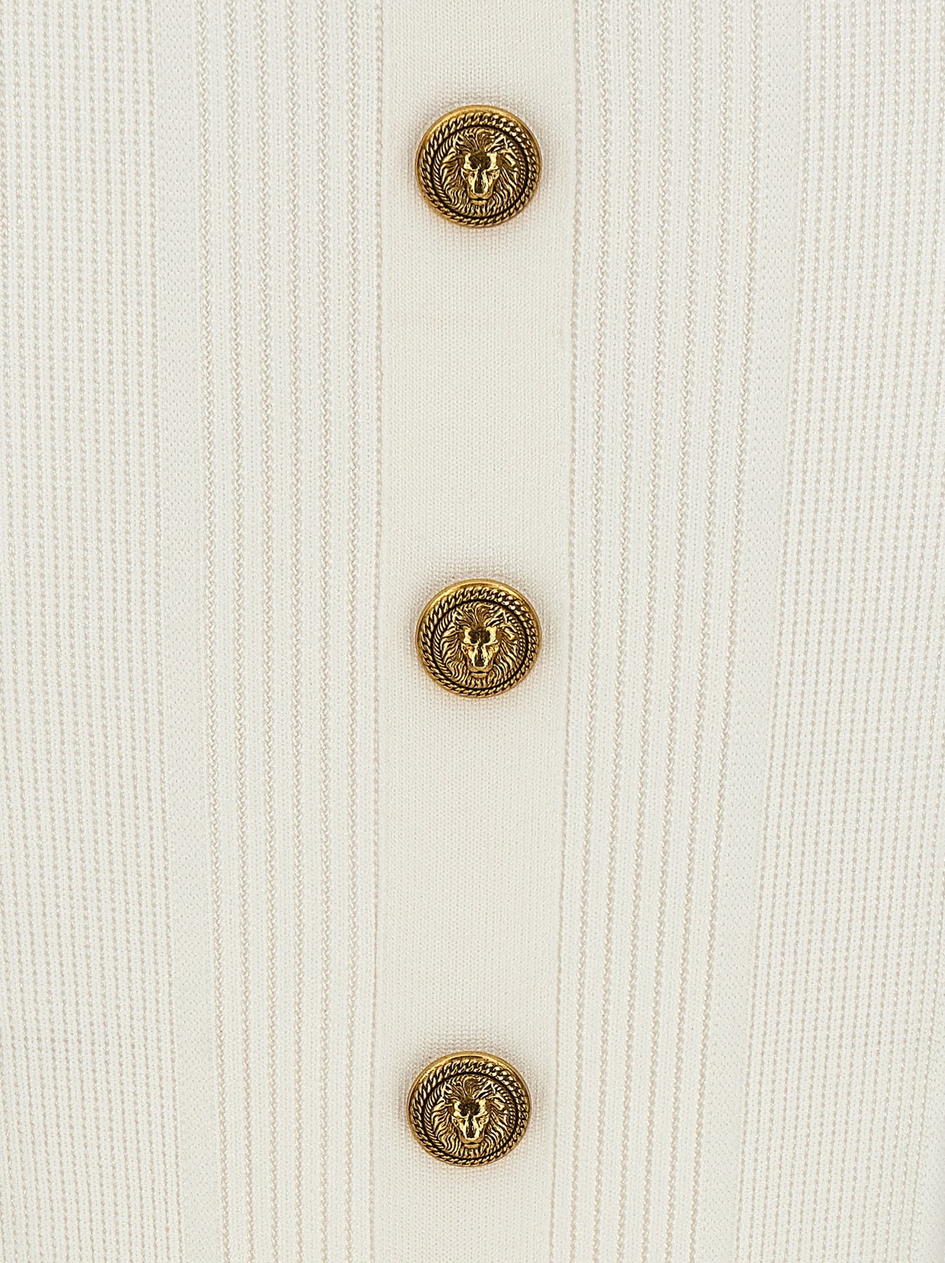 Shop Balmain Logo Button Midi Skirt Skirts White