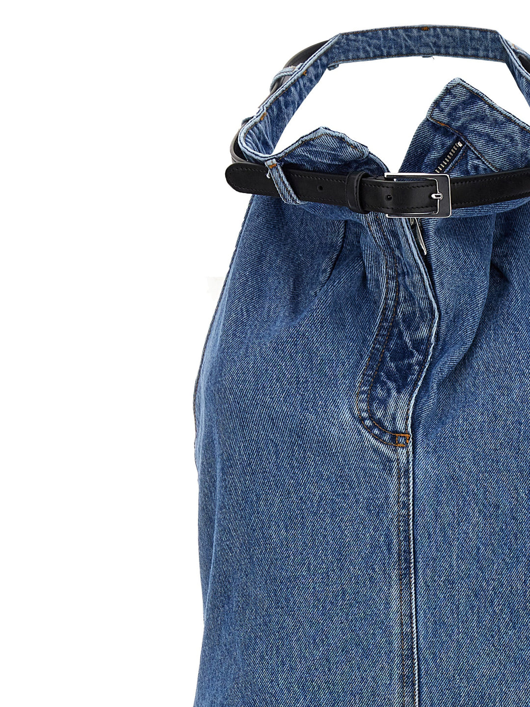 Coperni Belt Halter Neck Dresses - Blue | 5ae241764630bae2e1fe042c2678446dd30e3e01