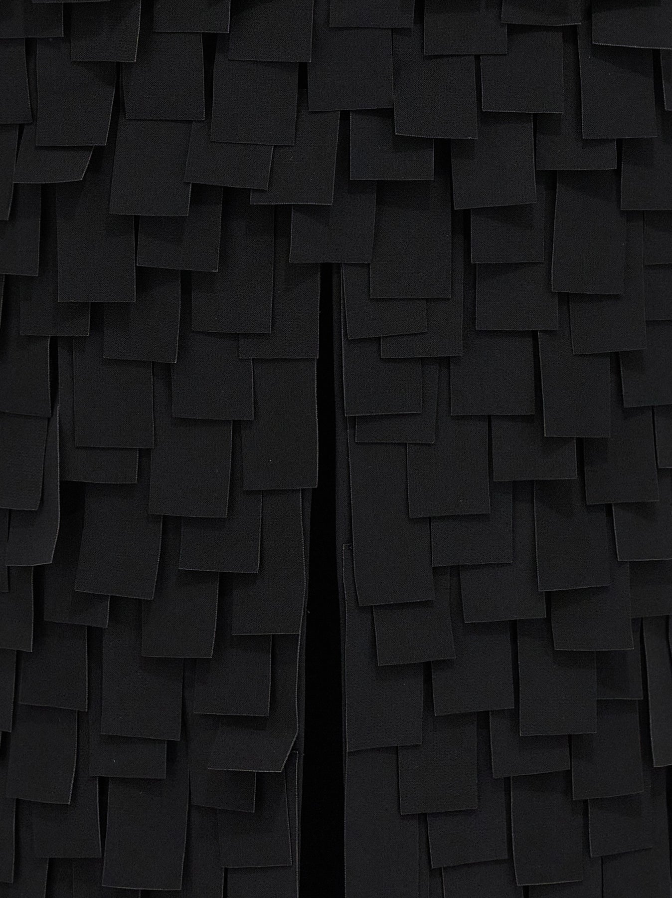Shop A.w.a.k.e. Multi Rectangle Halterneck Midi Dresses Black