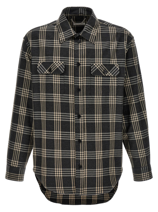 Logo Shirt Shirt And Blouse Gray