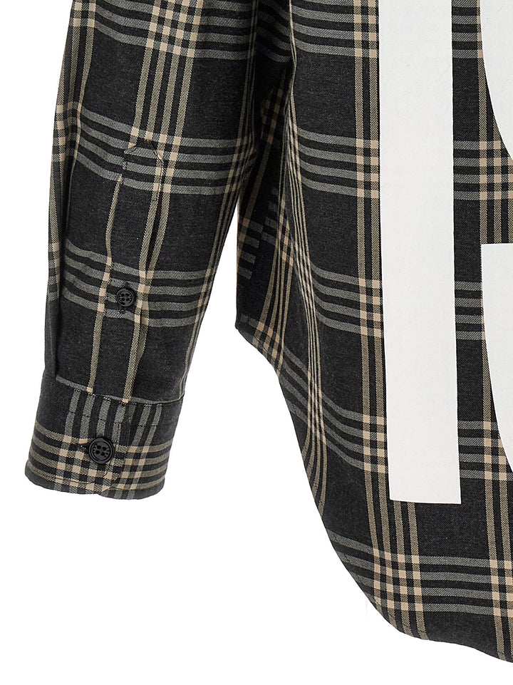 1989 Studio Logo Shirt Shirt and Blouse - Gray | ab216d8eb3b4af10005c44b05ee0e7b9822c4eb5