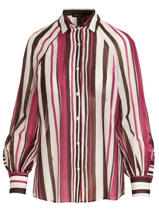 Camicia Righe Shirt And Blouse Multicolor