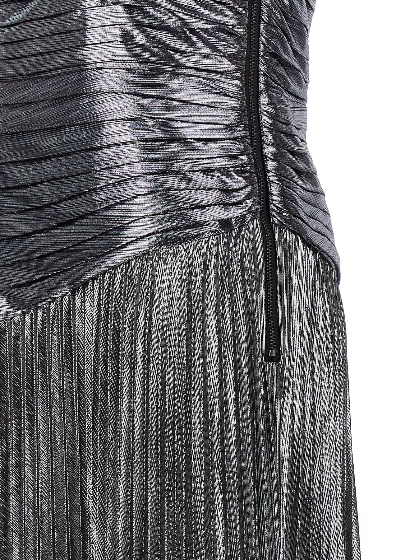 Shop Retroféte Faye Dresses In Silver