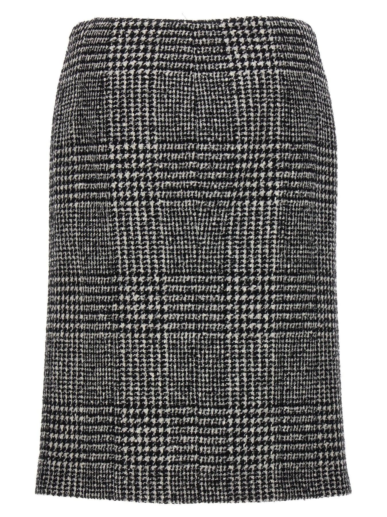 Shop Tom Ford Prince Of Wales Skirt Skirts White/black