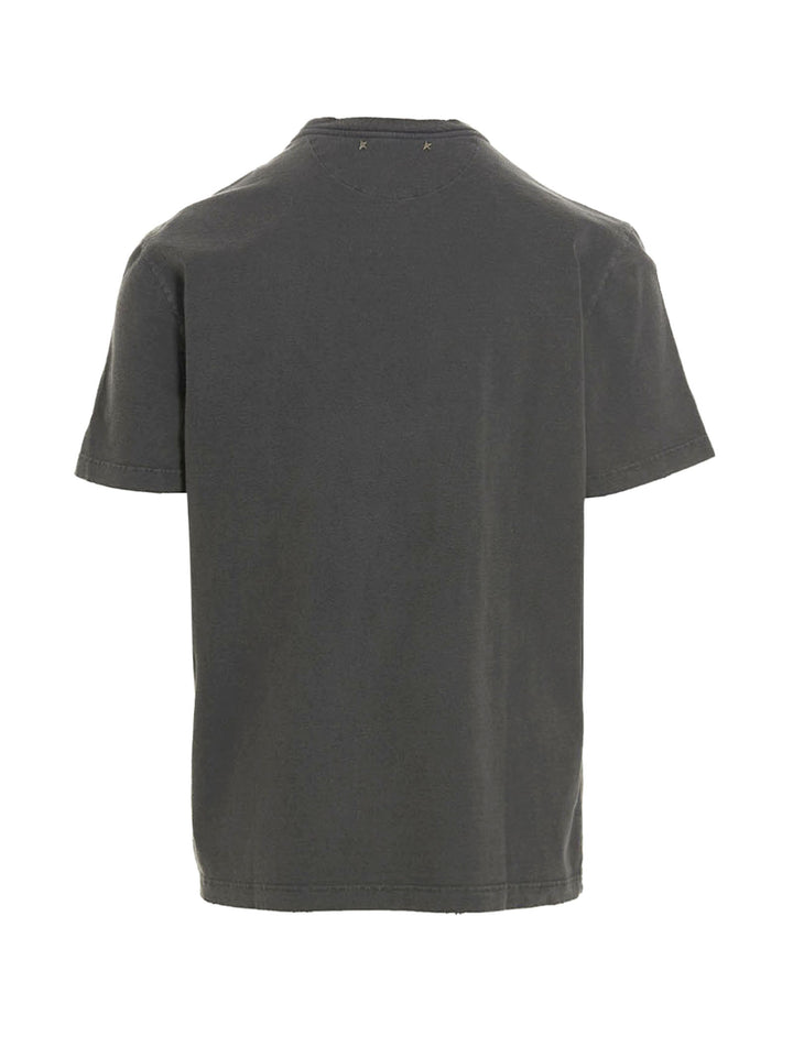 Golden Goose Logo T-shirt - Gray | 4e91ec336b4ca8f73f7e51fe5460184a7af794d3