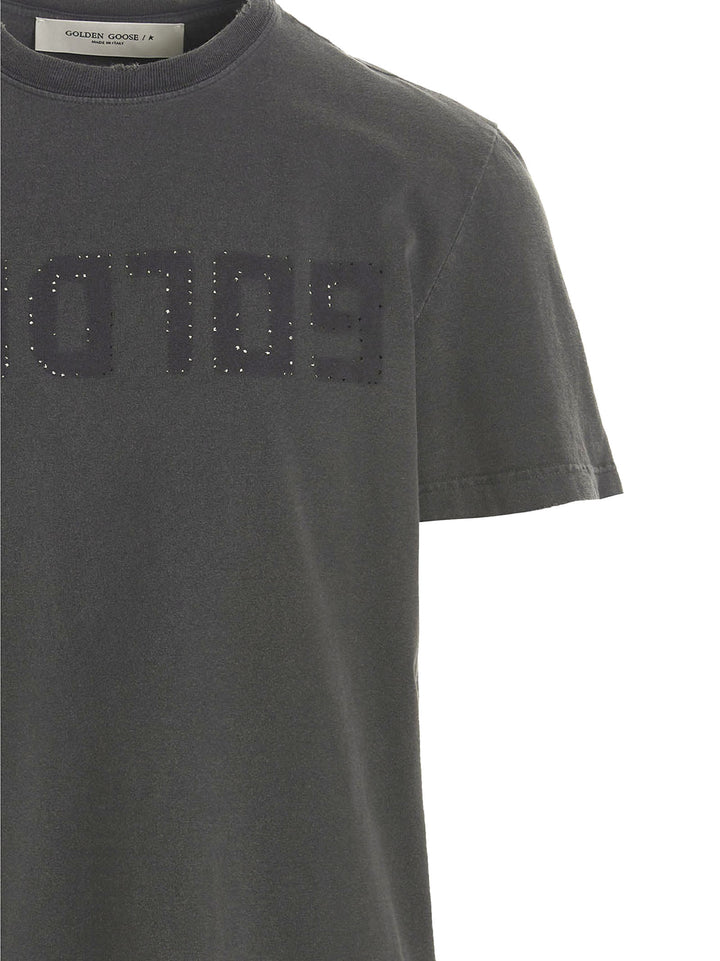 Golden Goose Logo T-shirt - Gray | 6dd7a36ee46d778929e6293603f1cd1251e7c3d2