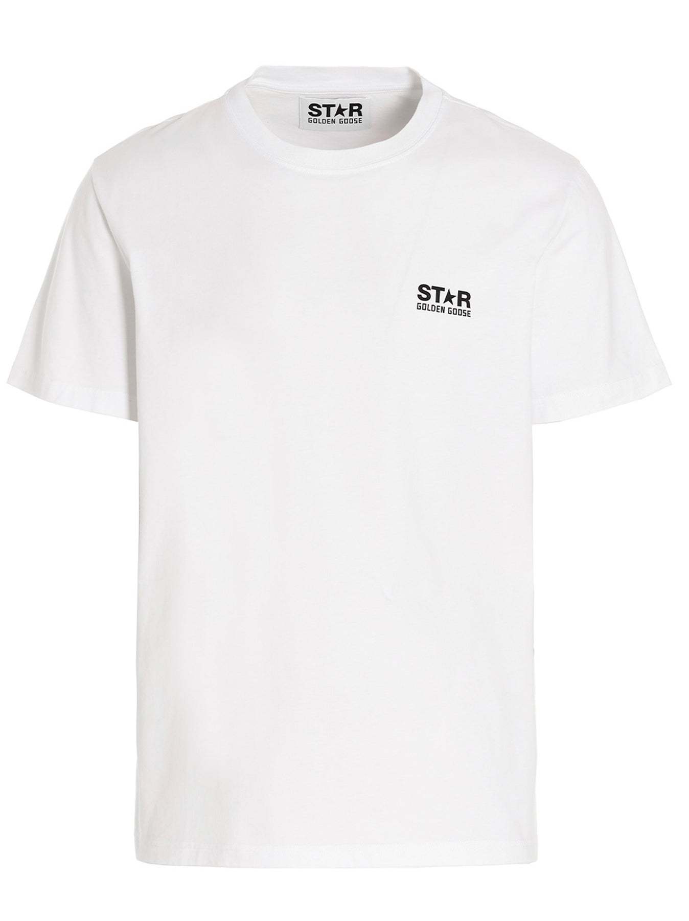 Shop Golden Goose Logo T-shirt White/black