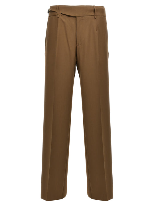 Tailored Trousers Pants Brown