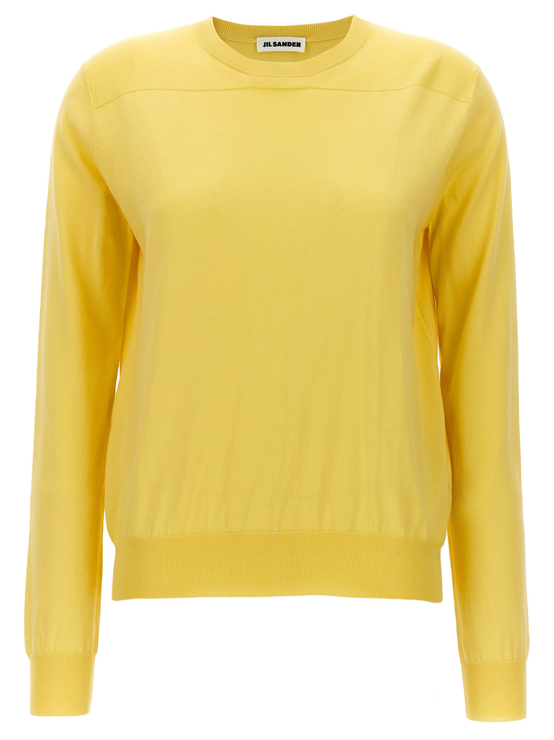 Jil Sander Round-Neck Sweater Sweaters and Cardigans - Yellow | bcac78658376d59397da2397587e0afcdfc175a3