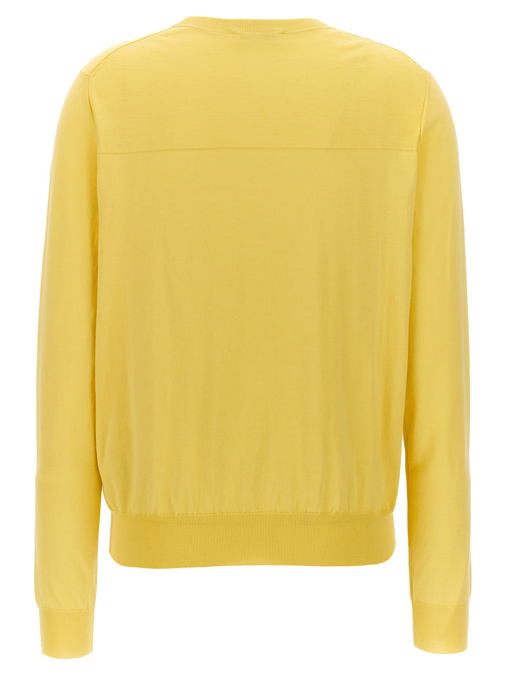 Jil Sander Round-Neck Sweater Sweaters and Cardigans - Yellow | 45a40ea3c1a0e01d489d0c5e1986a6809827df41