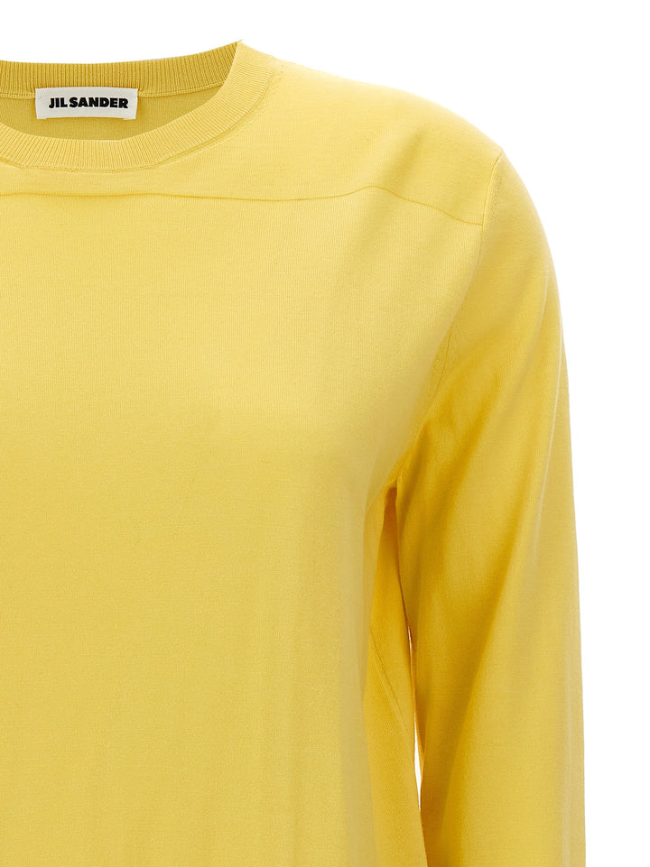 Jil Sander Round-Neck Sweater Sweaters and Cardigans - Yellow | 2614760762e28bb8b57d60c9ba45d094d2fac88f