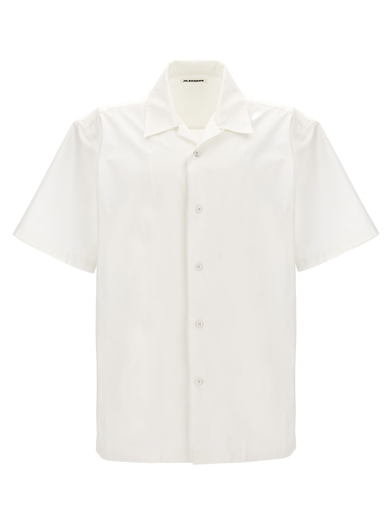 Shop Jil Sander Cotton Bowling Shirt Shirt, Blouse