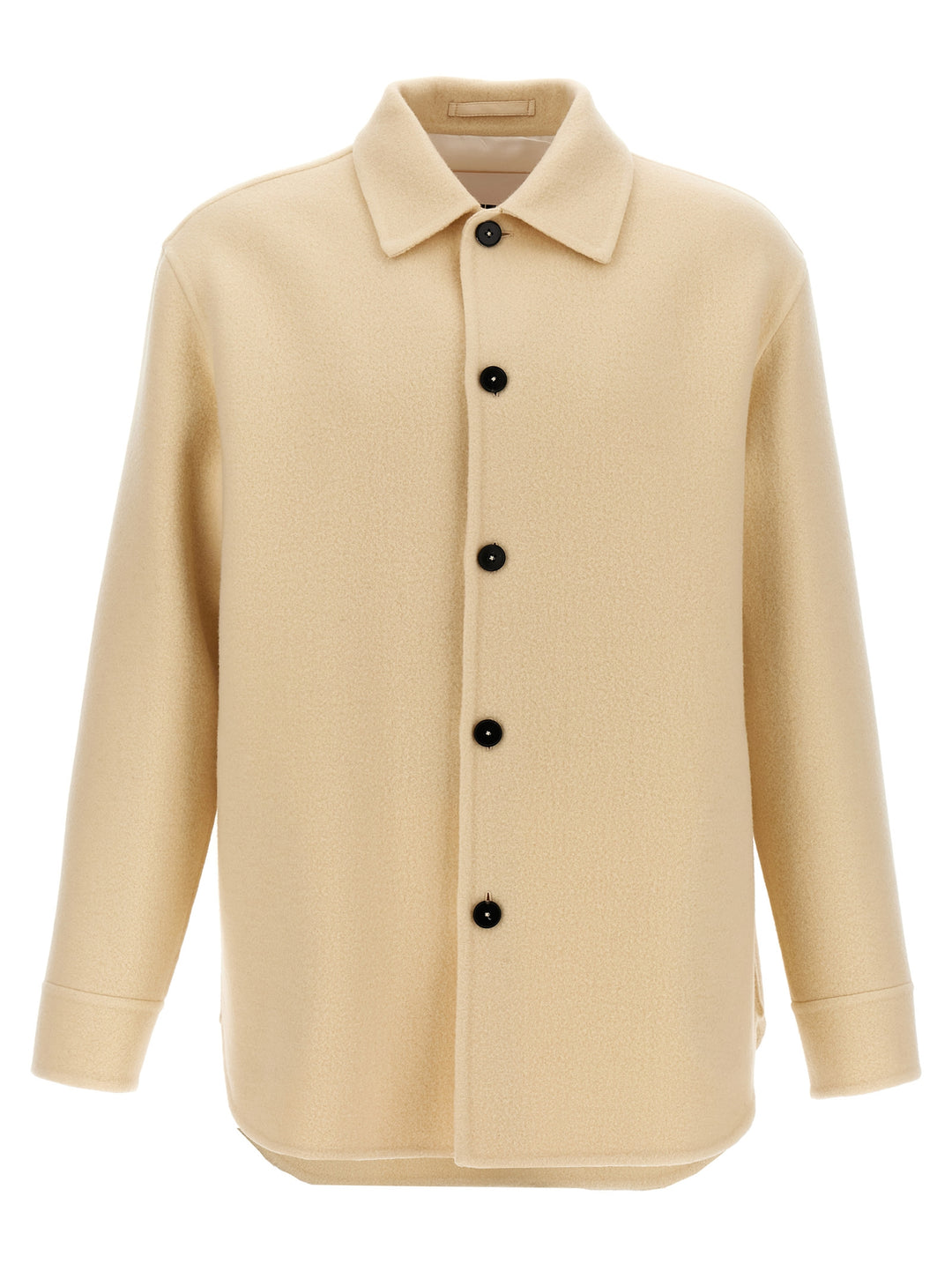 Jil Sander Wool Coat Coats and Trench Coats - Beige | b082d08e96409e05df47e1c1c5e4c51728670123